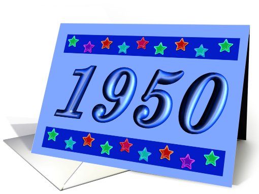 1950 - BIRTHDAY
 card (484815)
