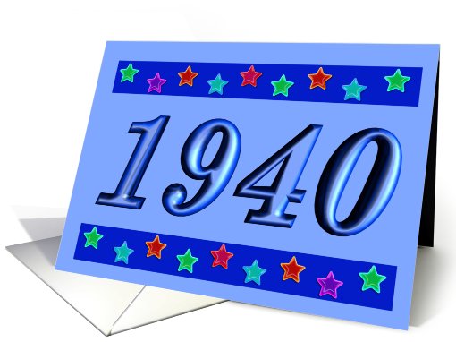 1940 - BIRTHDAY
 card (484816)