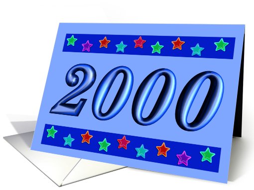 2000 - BIRTHDAY
 card (484823)