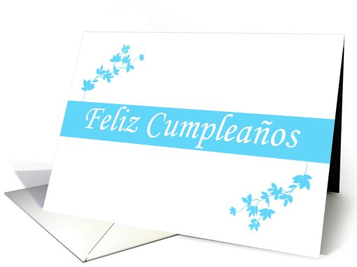 Feliz Cumpleaos Happy Birthday Spanish Birthday card (829632)
