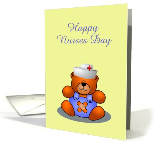 Happy Nurses Day with teddy bear with bandage, plaster and... (892494)