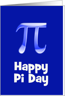 Happy Pi Day card