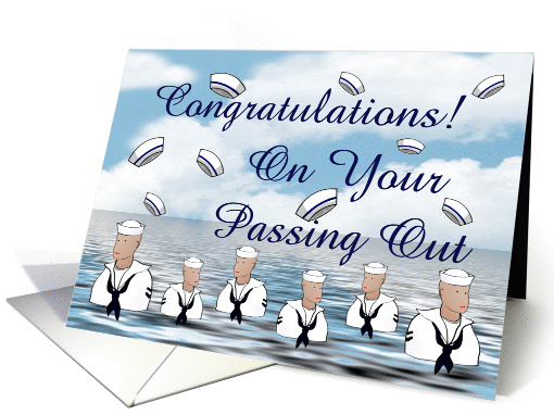 Congratulations Navy Passing Out Parade card (917424)