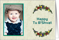 Happy Tu B’Shvat custom card Jewish Holiday photo card