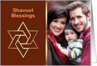 Shavuot custom card Jewish New Year Holiday Shavuot photo card