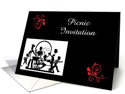 Picnic Invitation custom card party invitation card (925489)