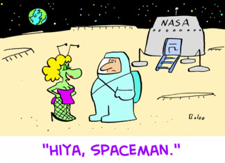 Hiya, spaceman....