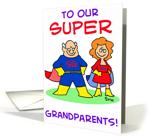 Our Super Grandparents
 card (223960)