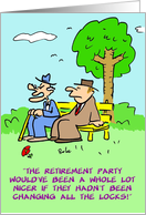 RETIREMENT PARTY card