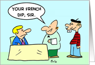 FRENCH DIP card