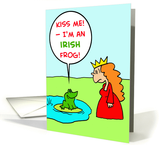 Irish Frog - St. Patrick'S Day
 card (232303)