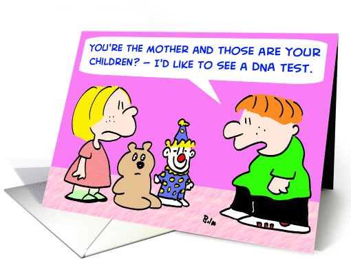Dna Test - Mother'S Day
 card (238825)