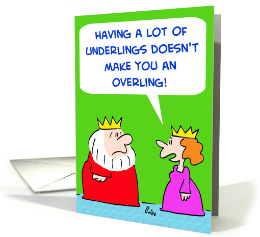 UNDERLINGS card (241574)