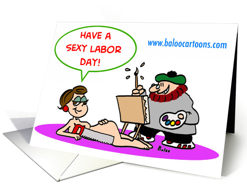 Sexy Labor Day card (245591)