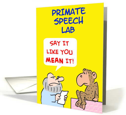 Primate Speech Lab
 card (248108)
