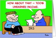 Irs Unearned Income Happy Tax Day card