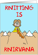 knitting, is, knirvana, nirvana card