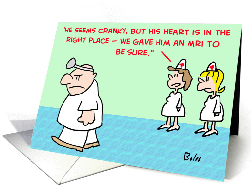 doctor, nurse, heart, right, place, MRI card (389466)