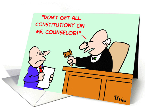 judge, constitution card (391753)