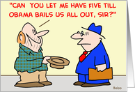 obama, bailout, panhandler card