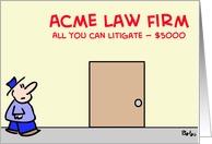 law, firm, all, you, can, litigate, $5000 card
