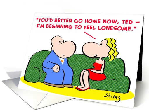 dating, date, home, feel, lonesome card (421332)