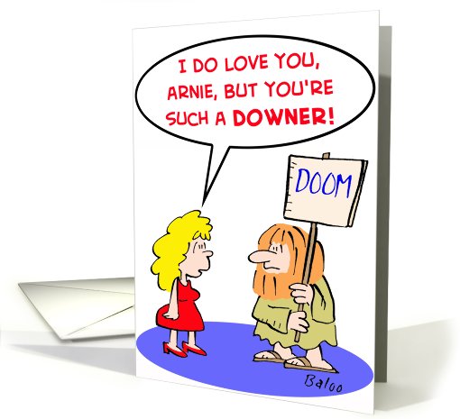 doom, love, downer, cheer, up card (425004)