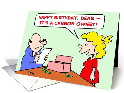 Happy, birthday, carbon, offset card (449517)