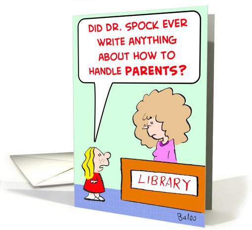 doctor, spock, kids, handle, parents card (452826)