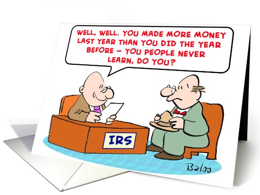 irs, never, learn card (455023)