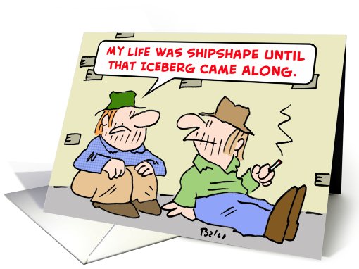 life, shipshape, iceberg card (496252)