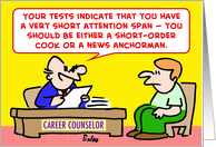 career, counselor, short, attention, span, news, anchor card
