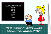 Room for creativity card