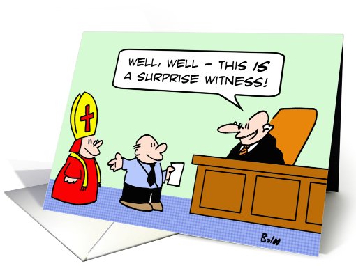 surprise witness bishop card (575855)