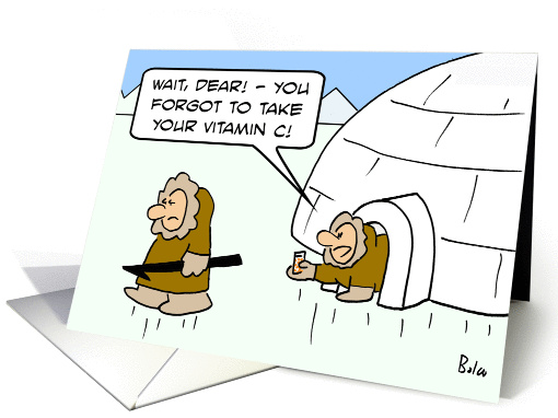 Eskimo forgets his Vitamin C. card (642689)