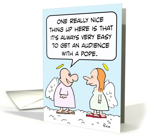 Audience with a Pope. card (694381)