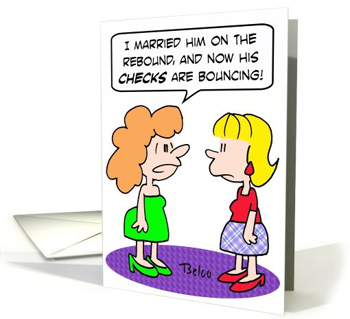 Married on the rebound card (714266)
