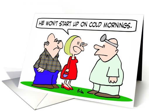 Won't start up on cold mornings. card (719404)