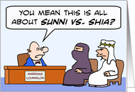 Marriage counseling: Sunni vs. Shia card