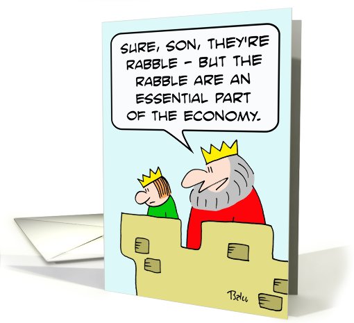 Rabble essential part of the economy card (742881)