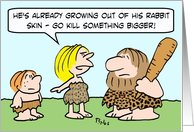 Caveman should kill something bigger card