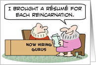 A resume for each reincarnation card
