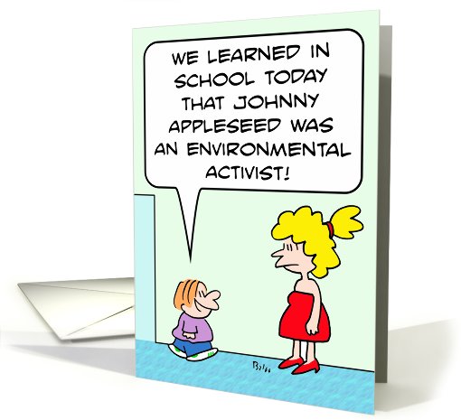 Johnny Appleseed - environmentalist card (778242)