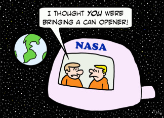 Can openers in space