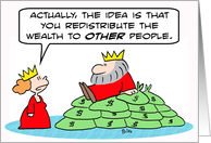 Redistributing the wealth card