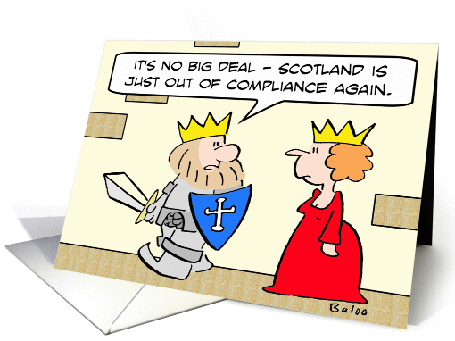 King says Scotland is out of compliance again. card (810962)