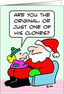Kid asks if Santa is a clone card