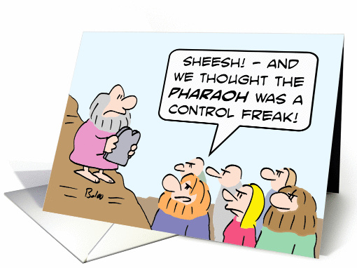 Ten Commandments, Hebrews thought the Pharaoh was a... (893027)