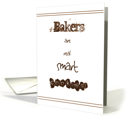 Happy Birthday Card for Baker card (1043399)