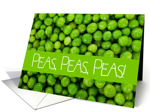 Peas, Peas, Peas! Be My Flower Girl? card (1064775)